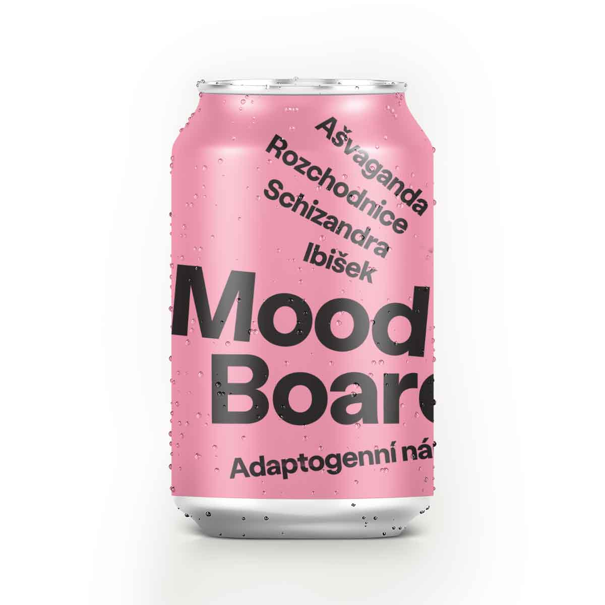Moodboard - nealko pivo s adaptogeny -balení 6 ks plechovka 330 ml.