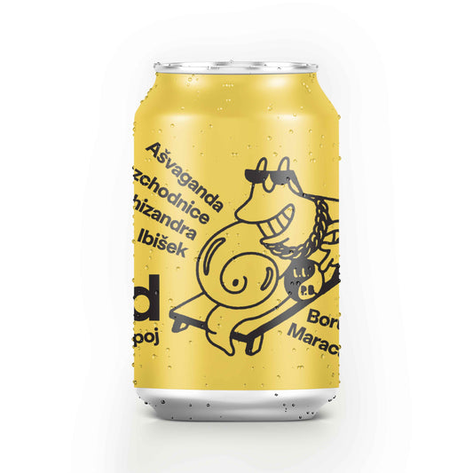 Moodboard - Maracuja / Borůvka - nealko pivo s adaptogeny -balení 6 ks plechovka 330 ml. (Copy)
